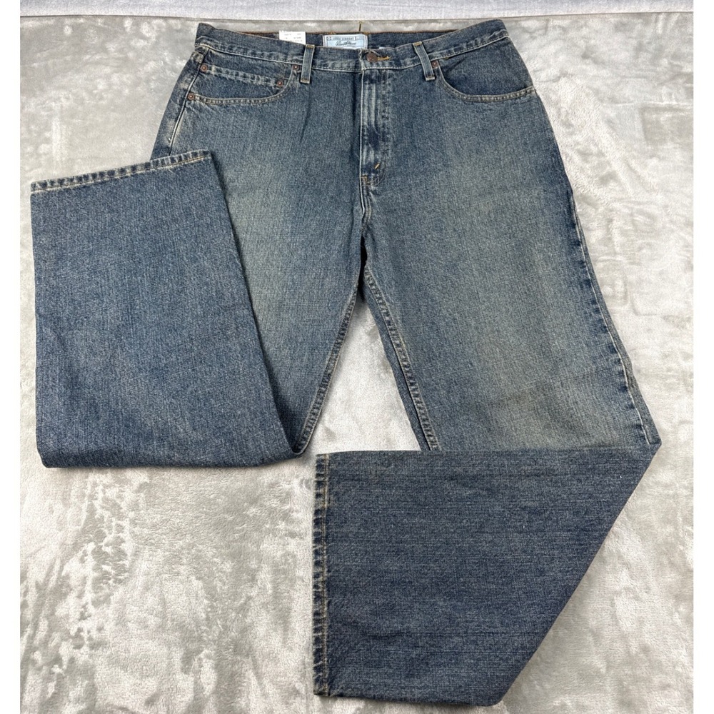 Levi Strauss Signature Loose Straight Mens Jeans Blue Denim W36 L32 NWT